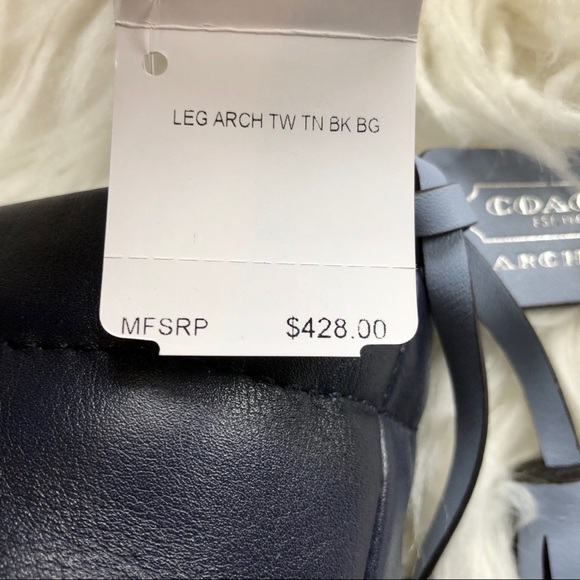 Coach Legacy Archival Two-Tone Leather Bucket Bag - Picture 7 of 8